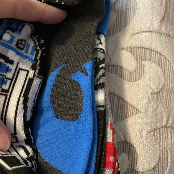 Star Wars Men's Multi-Color 6-Pairs Causal Ankle Socks 6-Pack Shoe Size 3-10 - Picture 2 of 7